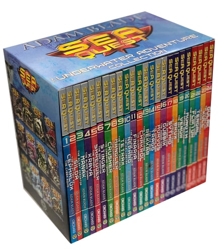 Sea Quest The Underwater Avdenture Collection 24 Books Limited Edition Box Set by Adam Blade (Series 1-6)