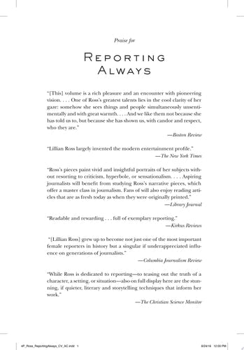 Reporting Always Writings from The New Yorker