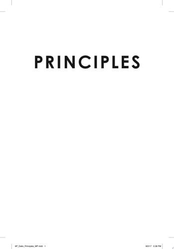 Principles Life and Work