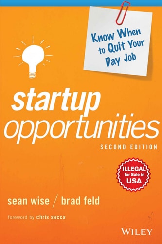 Startup Opportunities, 2nd ed. [Hardcover] Sean Wise