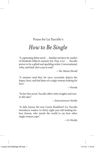 How to Be Single A Novel