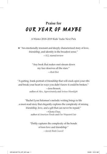 Our Year of Maybe