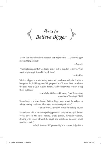 Believe Bigger Discover the Path to Your Life Purpose