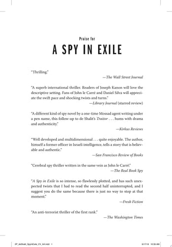 A Spy in Exile A Thriller