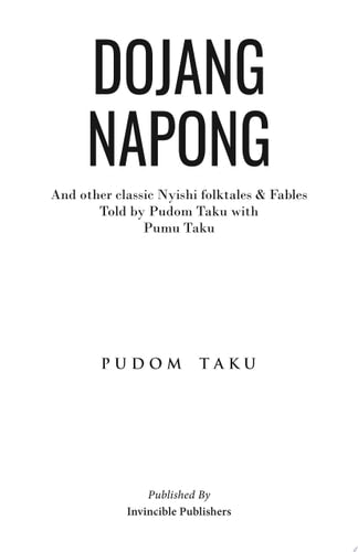 Dojang Napong And Other Classic Nyishi Folk Tales & Fables-1