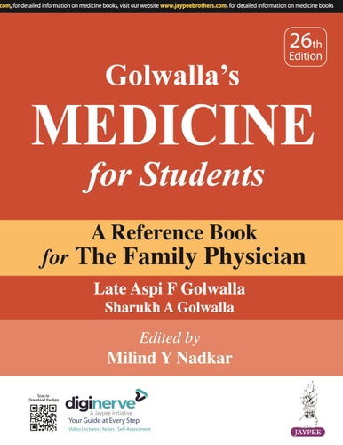 Golwalla's Medicine for Students A Reference Book for The Family Physician