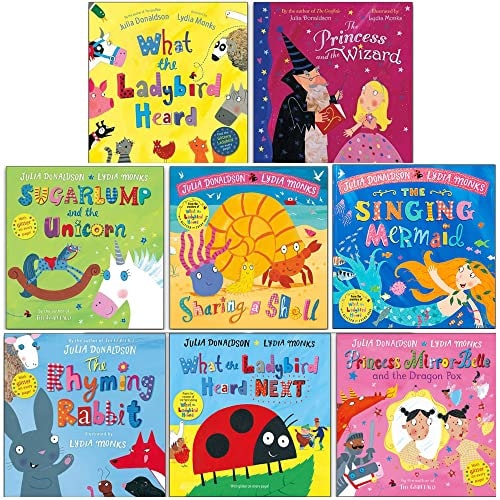 Julia Donaldson and Lydia Monks x 8 Book Set