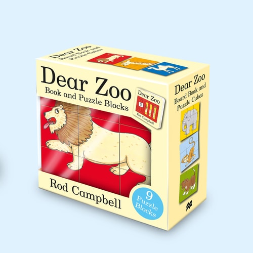 Dear Zoo Book & Puzzle Blocks