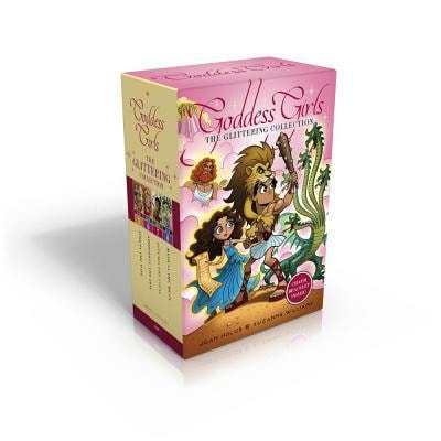 Goddess Girls The Glittering Collection (Charm Bracelet Inside) Athena the Wise; Aphrodite the Diva; Artemis the Loyal; Medusa the Mean