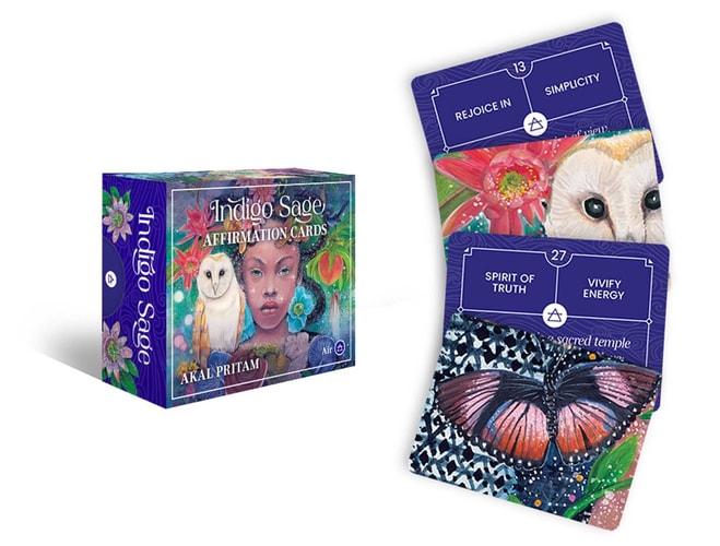 Indigo Sage: (40 Full-Color Affirmation Cards)