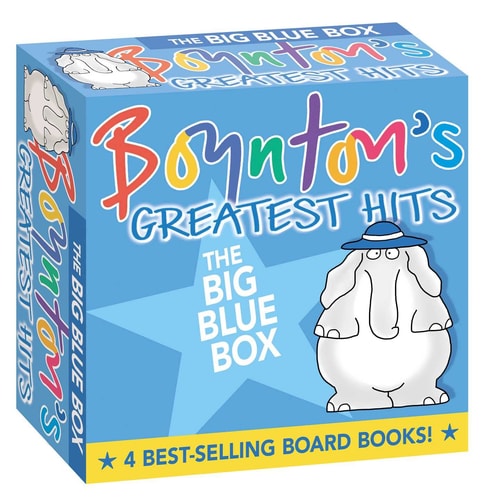 Boynton's Greatest Hits The Big Blue Box (Boxed Set) Moo, Baa, La La La!; A to Z; Doggies; Blue Hat, Green Hat