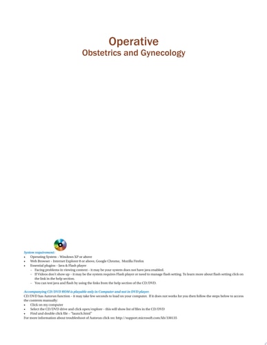 Operative Obstetrics & Gynecology