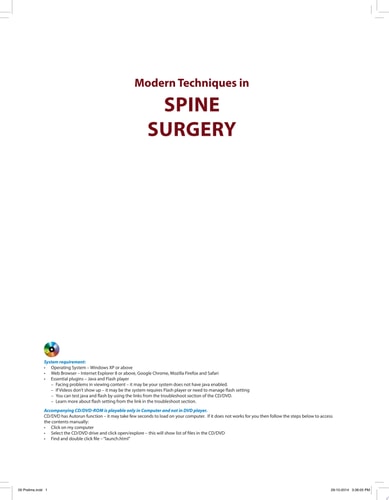 Modern Techniques in Spine Surgery