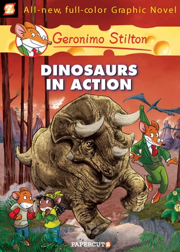 Geronimo Stilton #7: Dinosaurs in Action!-1