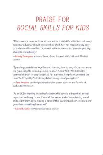 Social Skills for Kids From Making Friends and Problem-Solving to Self-Control and Communication, 150+ Activities to Help Your Child Develop Essential Social Skills
