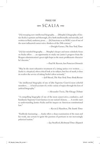 Scalia A Court of One