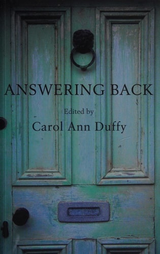 Answering Back Living Poets Reply to the Poetry of the Past