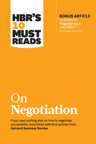 HBR's 10 Must Reads on Negotiation-zoom-1