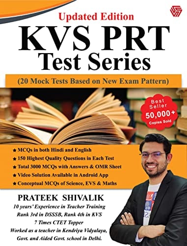 Kvs Prt Test Series 20 Tests Based on New Pattern-1