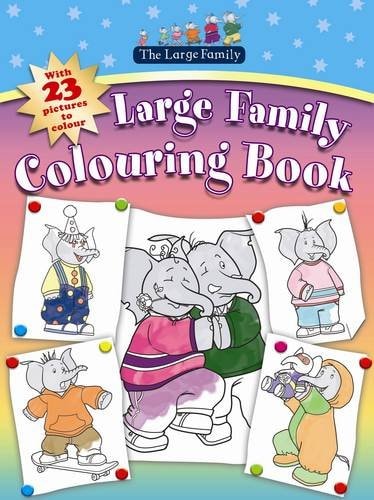 Large Family Colouring Book