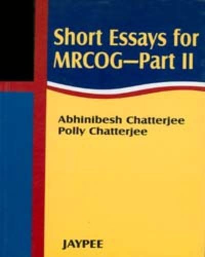 Short Essays for MRCOG - Part 2