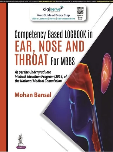 COMPETENCY BASED LOGBOOK IN EAR, NOSE AND THROAT FOR MBBS-1