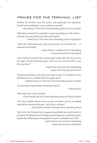 The Terminal List A Thriller