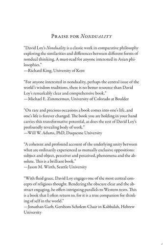 Nonduality In Buddhism and Beyond