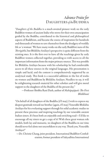 Daughters of the Buddha Teachings by Ancient Indian Women