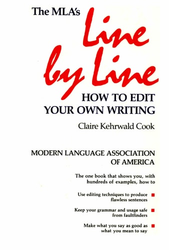 Line by Line How to Edit Your Own Writing