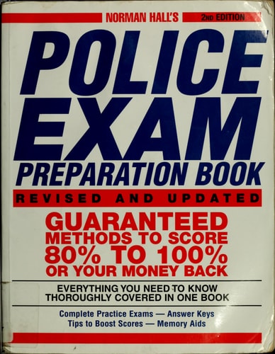 Norman Hall's Police Exam Preparation Book