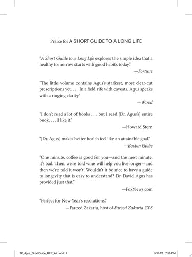 A Short Guide to a Long Life