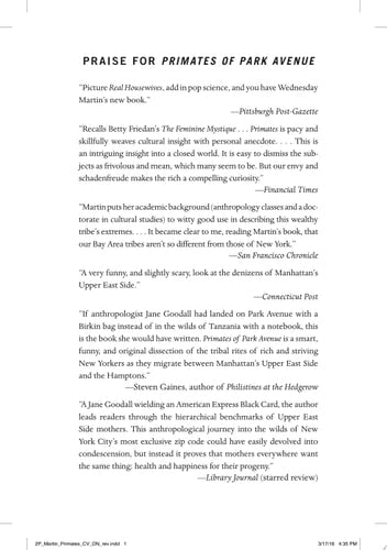Primates of Park Avenue A Memoir