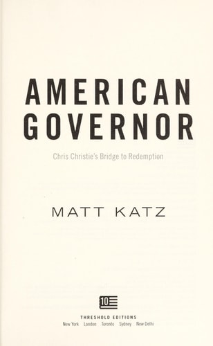 American Governor Chris Christie's Bridge to Redemption
