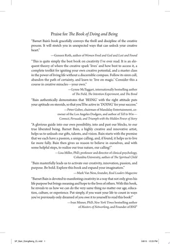 The Book of Doing and Being Rediscovering Creativity in Life, Love, and Work