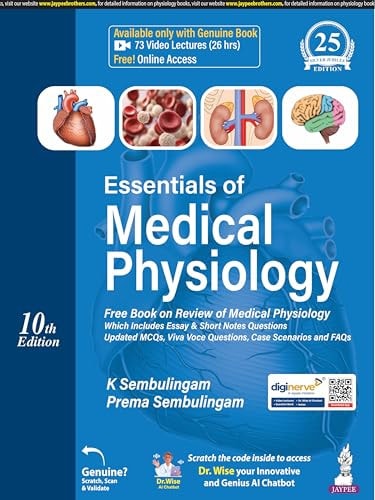 Essentials of Medical Physiology With Free Review of Medical Physiology