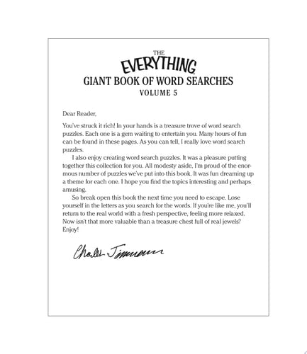 The Everything Giant Book of Word Searches, Volume V Over 300 Word Search Puzzles for Hours of Challenging Fun!