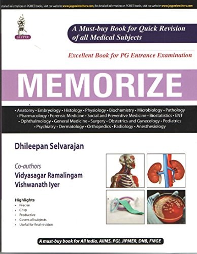 MEMORIZE For Pg Entrance Examination
