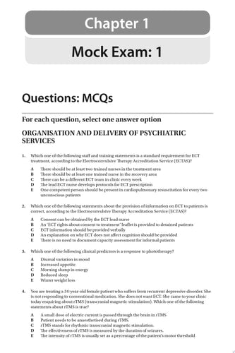 MRCPsych Paper B: 600 MCQs and EMIs-zoom-1