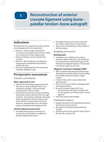 EFOST Surgical Techniques in Sports Medicine - Knee Surgery Vol.1: Soft Tissue-zoom-1
