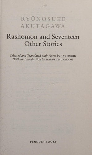Rashomon and Seventeen Other Stories