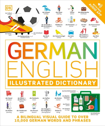 German English Illustrated Dictionary A Bilingual Visual Guide to Over 10,000 German Words and Phrases-zoom-