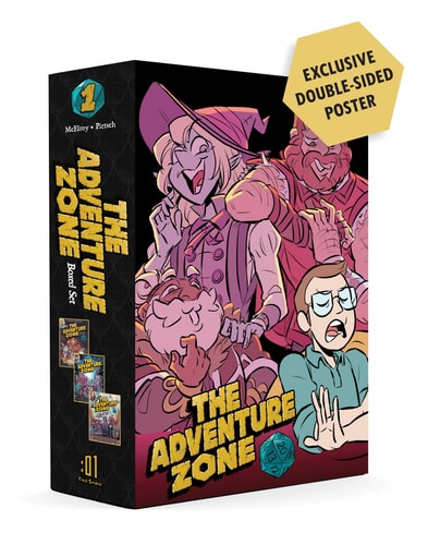 The Adventure Zone Boxed Set Here There Be Gerblins, Murder on the Rockport Limited! and Petals to the Metal-zoom-