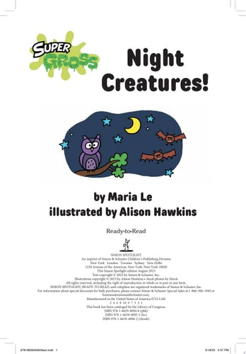 Night Creatures! Ready-to-Read Level 2