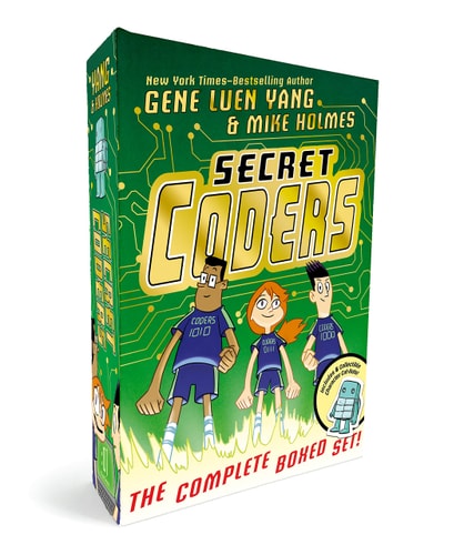 Secret Coders The Complete Boxed Set Secret Coders / Paths & Portals / Secrets & Sequences / Robots & Repeats / Potions & Parameters / Monsters & Modules