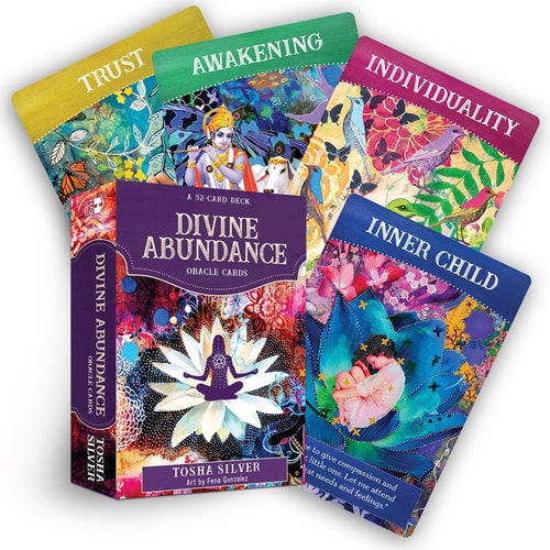 DIVINE ABUNDANCE ORACLE CARDS A 52-card Deck-zoom-1