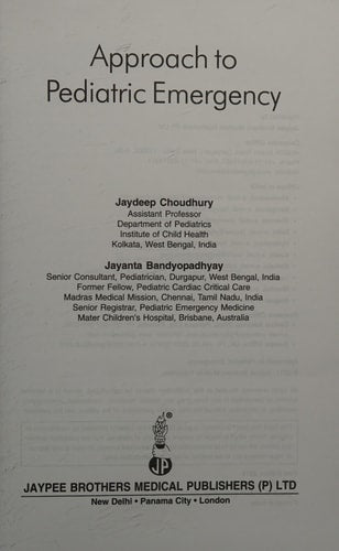 Approach to Pediatric Emergency