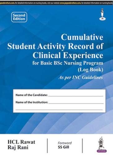 Cumulative Student Activity Record Of Cinical Experience For Basic Bsc Nursing Program