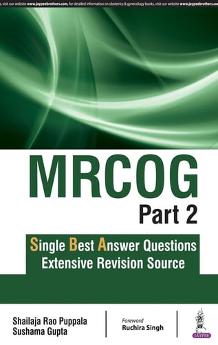 MRCOG Part 2 Single Best Answer Questions