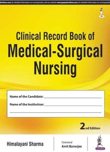 CLINICAL RECORD BOOK OF MEDICAL-SURGICAL NURSINg